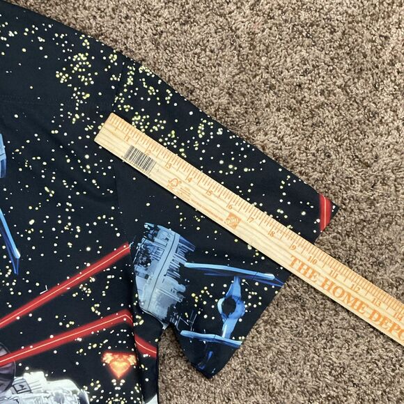 Hoo Shops x Space War Space Light Hawaiian Short Button Sleeve Fan Shirt 3X - Picture 8 of 11